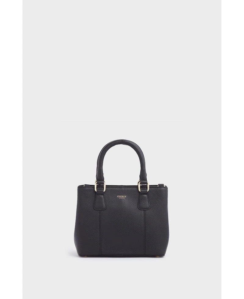 Osprey London The Mini Adaline Leather Grab Bag - Grainy Hide