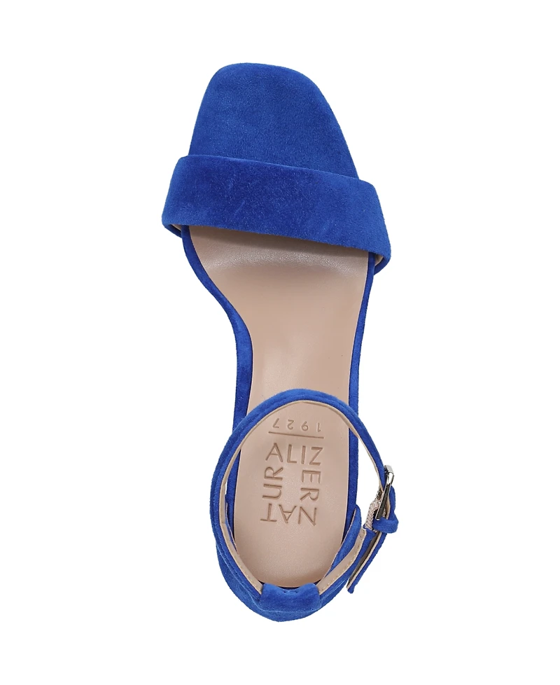 Naturalizer Joy Square Toe Ankle Strap Dress Sandals