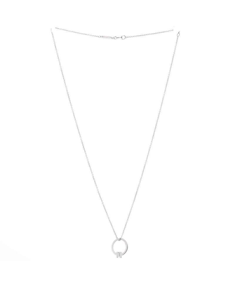 Pre-Owned Tiffany & Co T Circle Pendant Necklace
