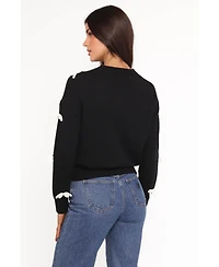 Petal and Pup Women's Voss Bow Knit Sweater