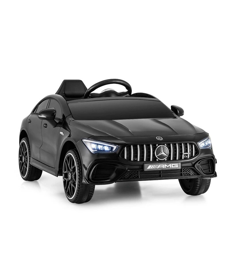 Sugift 12V Kids Ride on Car Mercedes-Benz Amg Cla 45 with Remote