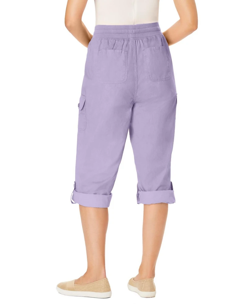 Woman Within Women's Convertible Length Cargo Bermuda/Short