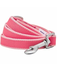 Dogs & Cats Co. Two-Tone Contrast Trimmed Dog Leash with Aluminum D-Ring