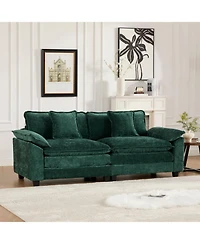 Streamdale Furniture Cloud Couch: Ultimate Comfort Chenille Sofa with Ergonomic Support