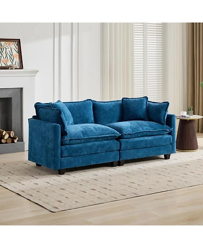 Streamdale Furniture Streamdale Cloud Couch: Ultimate Comfort Chenille Sofa with Ergonomic Support