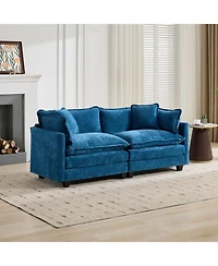 Streamdale Furniture Streamdale Cloud Couch: Ultimate Comfort Chenille Sofa with Ergonomic Support