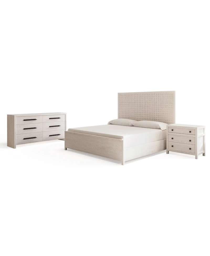 Universal Furniture Dwell 3-Pc. Set King Bed, 6-Drawer Dresser and 3-Drawer Nightstand