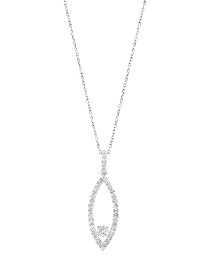 Effy Collection Diamond Pendant Necklace (1/2 ct. t.w.) in 14k White Gold