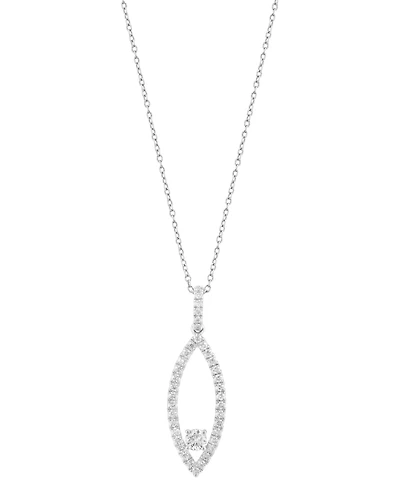 Effy Collection Diamond Pendant Necklace (1/2 ct. t.w.) in 14k White Gold