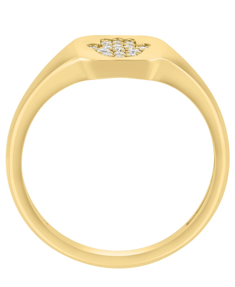 Effy Collection Diamond (1/20 ct. t.w.) Pinky Ring in 14k Yellow Gold