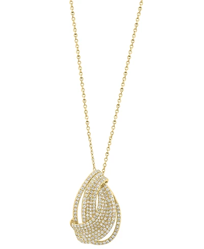 Effy Collection Diamond Pendant Necklace (5/8 ct. t.w.) in 14k Yellow Gold
