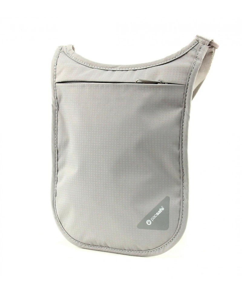 Pacsafe Coversafe V75 Rfid Blocking Neck Pouch Neutral Grey