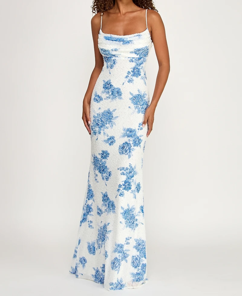 B Darlin Juniors' Sequin Detail Gown