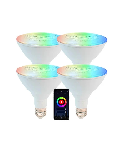 LB2 Smart Wifi Light Bulb PAR38 E26 Dimmable Recessed (4-Pack)