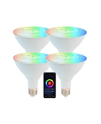 LB2 Smart Wifi Light Bulb PAR38 E26 Dimmable Recessed (4-Pack)