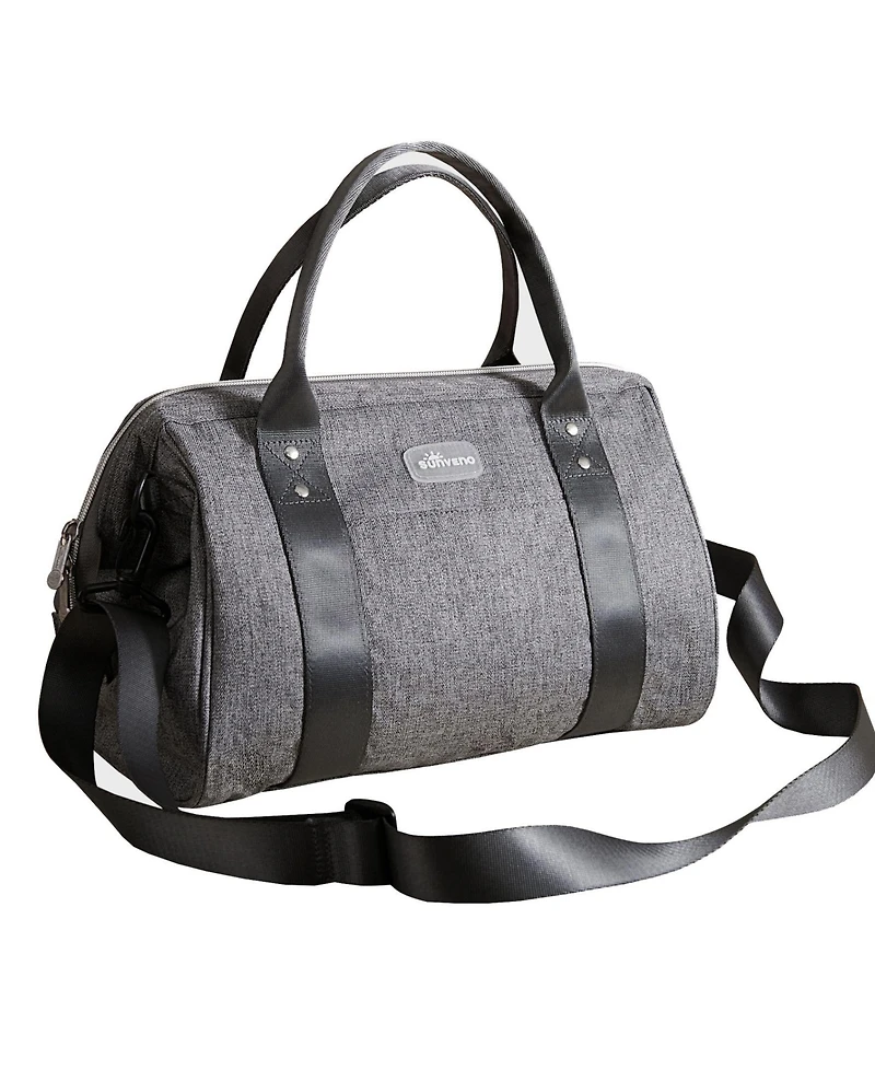 Sunveno Wide Open Frame Diaper Tote Bag, Baby Travel Bag