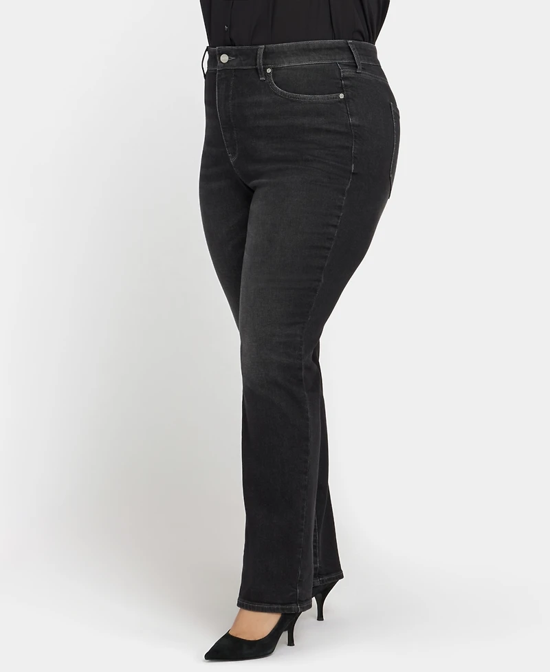 Nydj Plus Size High Rise Marilyn Straight Jeans
