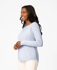 Melissa Paige Women's Boat Neck Long-Sleeve Sweater