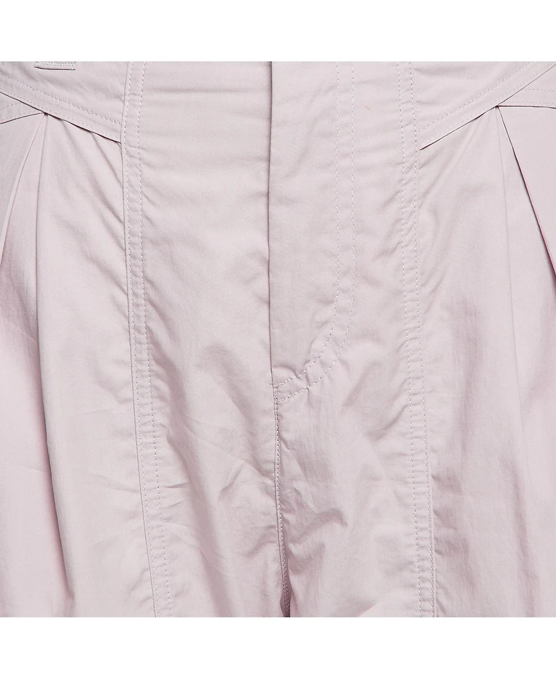 Pre-Owned Isabel Marant Women's Light Purple Cotton Pleated Trousers