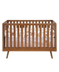 Lambs & Ivy Disney Baby Lion King Safari Fitted Crib Sheet - White