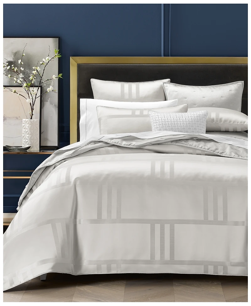 Hotel Collection Structure Silver 3-Pc. Comforter Set, King, Exclusively at Macy's