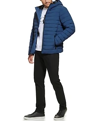 Calvin Klein Men's Hooded & Quilted Packable Jacket