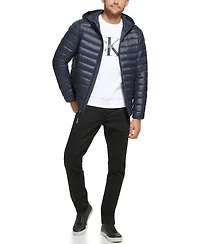 Calvin Klein Men's Hooded & Quilted Packable Jacket