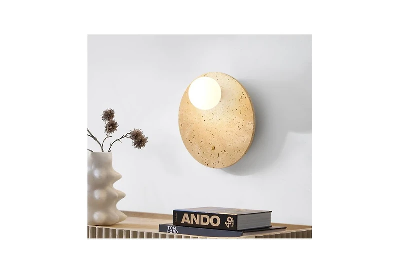 Z Gallerie Eden Travertine Sonce 11.75