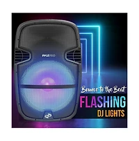 Pyle 15'' Portable Wireless Stereo Speaker System with Bluetooth, Usb/Sd Reader, & Fm Radio (PPHP1548B.5)
