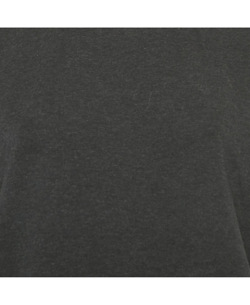 Pre-Owned Brunello Cucinelli Women's Charcoal Grey Cotton Knit Monili Trim Detail Shift Dress