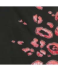 Pre-Owned Versace Women's Collection Black Embellished Crepe One-Shoulder Maxi Dress