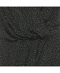 Pre-Owned Balmain Women's Black Studded Jersey Metallic Strap Maxi Dress