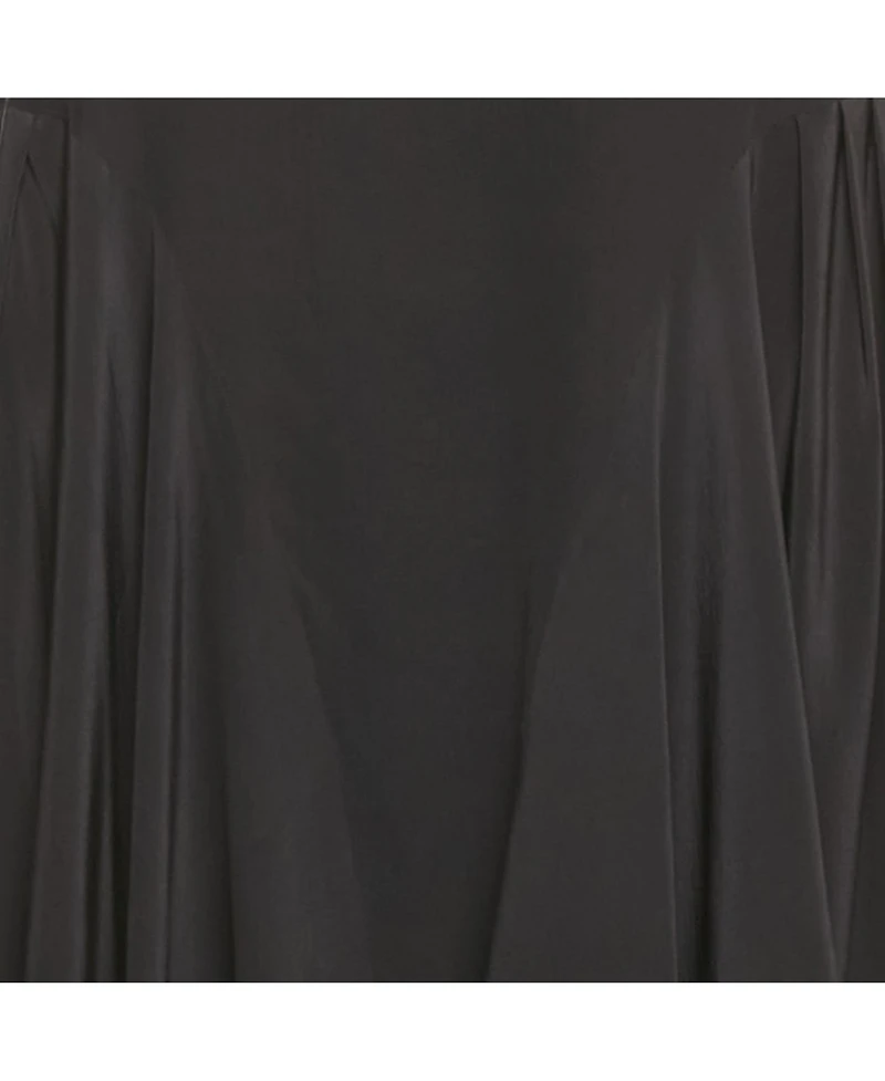 Pre-Owned Balenciaga Women's Black Silk Halter Neck Asymmetric Dress