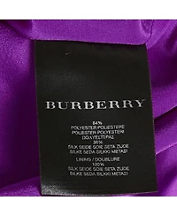 Pre-Owned Burberry Women's Purple Satin Shift Dress