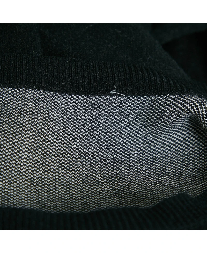 Pre-Owned Off-White Women's Black Stretch Knit Little Black Midi Dress