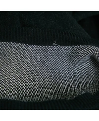 Pre-Owned Off-White Women's Black Stretch Knit Little Black Midi Dress