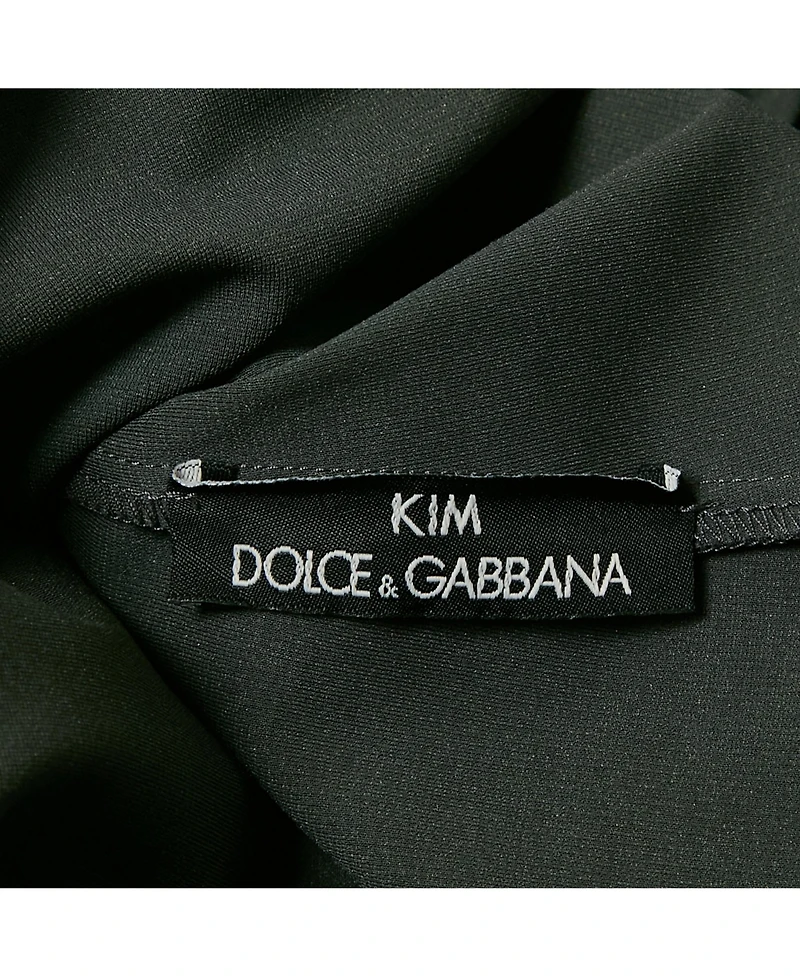 Pre-Owned Dolce & Gabbana Women's X Kim Grey Jersey Off-Shoulder Maxi Dress