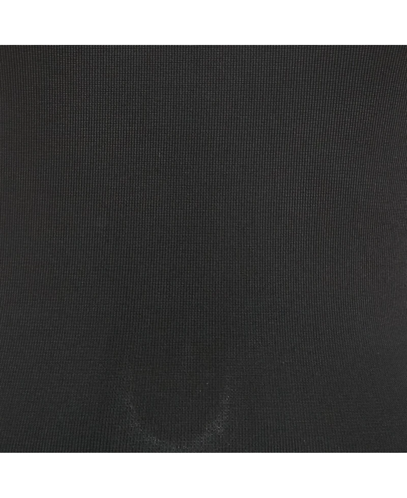 Pre-Owned Balmain Women's Black Knit Lace-Up Detail Halter Neck Mini Dress