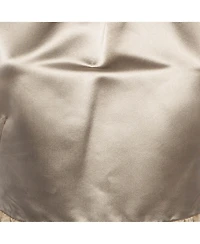 Pre-Owned Dolce & Gabbana Women's Pre-Owned D&g Gold Satin And Velvet Sleeveless Mini Dress