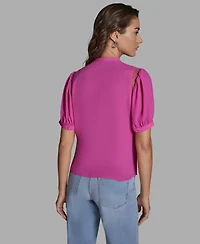 Bcbg Women's Button Front Top