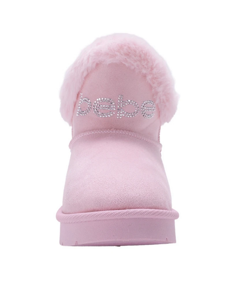 Bebe Girls' 1-13 Rhinestone Bow Details Winter Boots