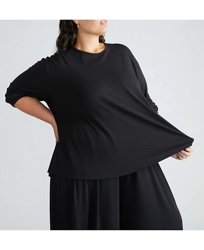 Universal Standard Plus Pina Long Sleeve Lounge Tee