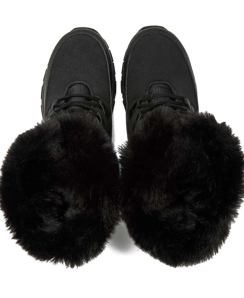 Lands' End Women's Wide Width Expedition Trail Waterproof Lace Up Snow Boots