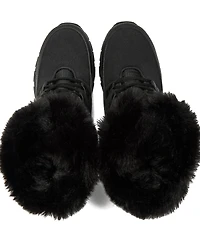 Lands' End Women's Wide Width Expedition Trail Waterproof Lace Up Snow Boots