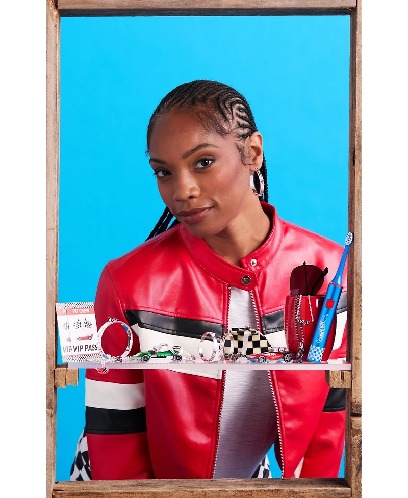 Hot Wheels Racecar Hoop Earrings