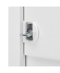 Streamdale Furniture Hall Tree Entryway Bench with Rattan Door and Storage (40.16" x 18.58" x 64.17")