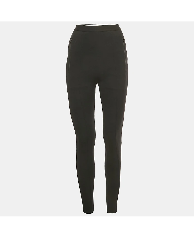 Pre-Owned Balenciaga Women's Logo Jersey Active Leggings