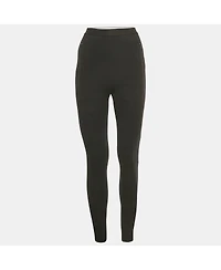 Pre-Owned Balenciaga Women's Logo Jersey Active Leggings