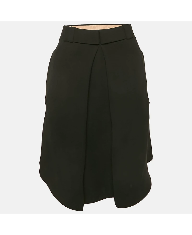 Pre-Owned Chloe Women's Pre-Owned Chloé Black Silk Pleated Short Skirt