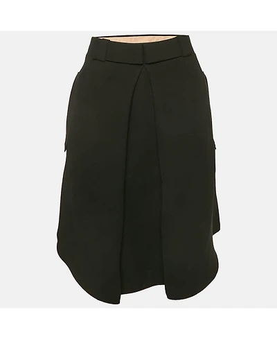 Pre-Owned Chloe Women's Pre-Owned Chloé Black Silk Pleated Short Skirt